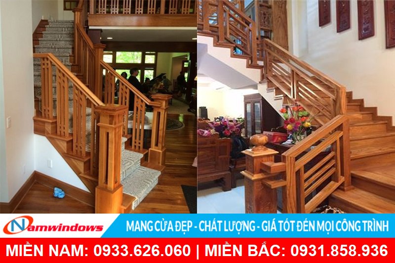 Lan can gỗ truyền thống