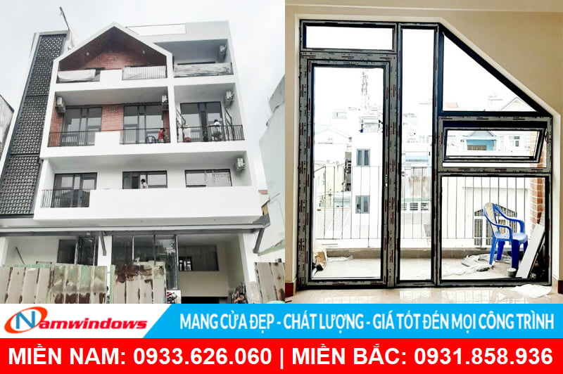 Thiết kế cửa nhôm xingfa đẹp