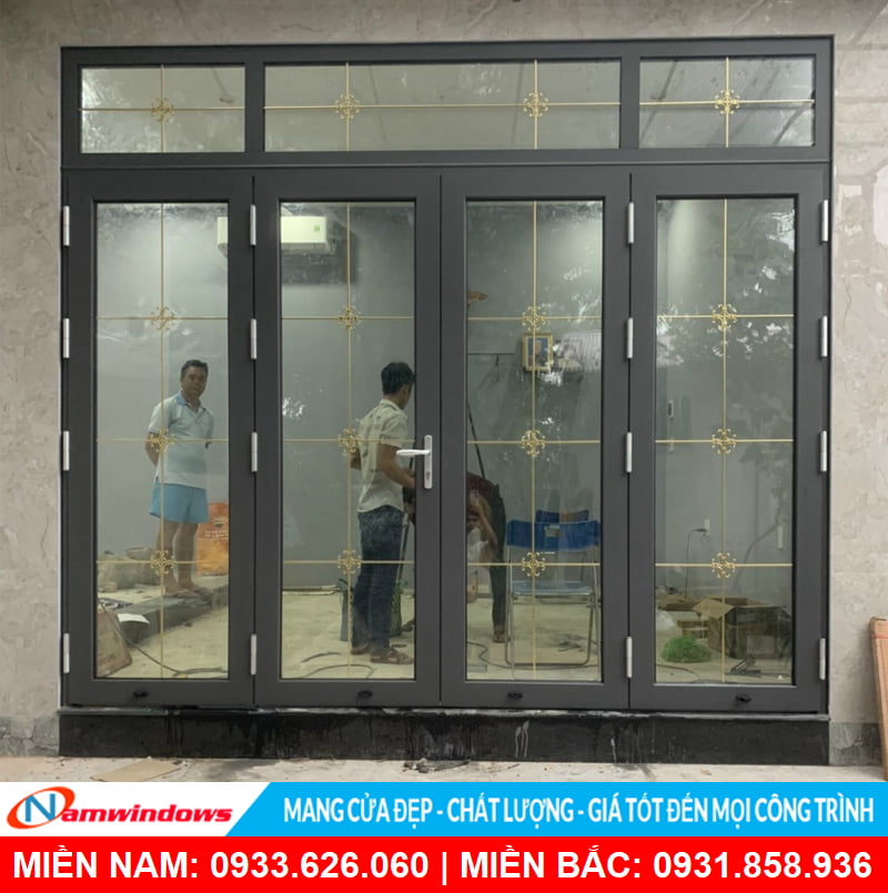 Cửa nhôm cầu cách nhiệt full HMA