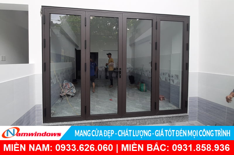 Cửa nhôm xingfa EC phụ kiện Draho (Namwindows thi công)