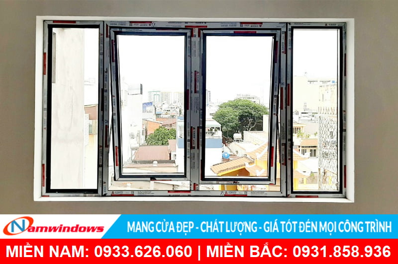 Cửa sổ mở hất nhôm xingfa