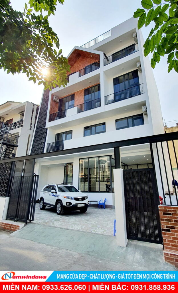 Cửa nhôm xingfa đẹp Namwindows thi công