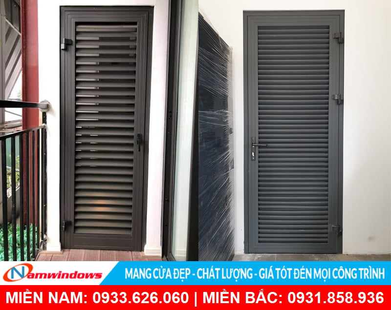 Mẫu cửa nhôm thông gió