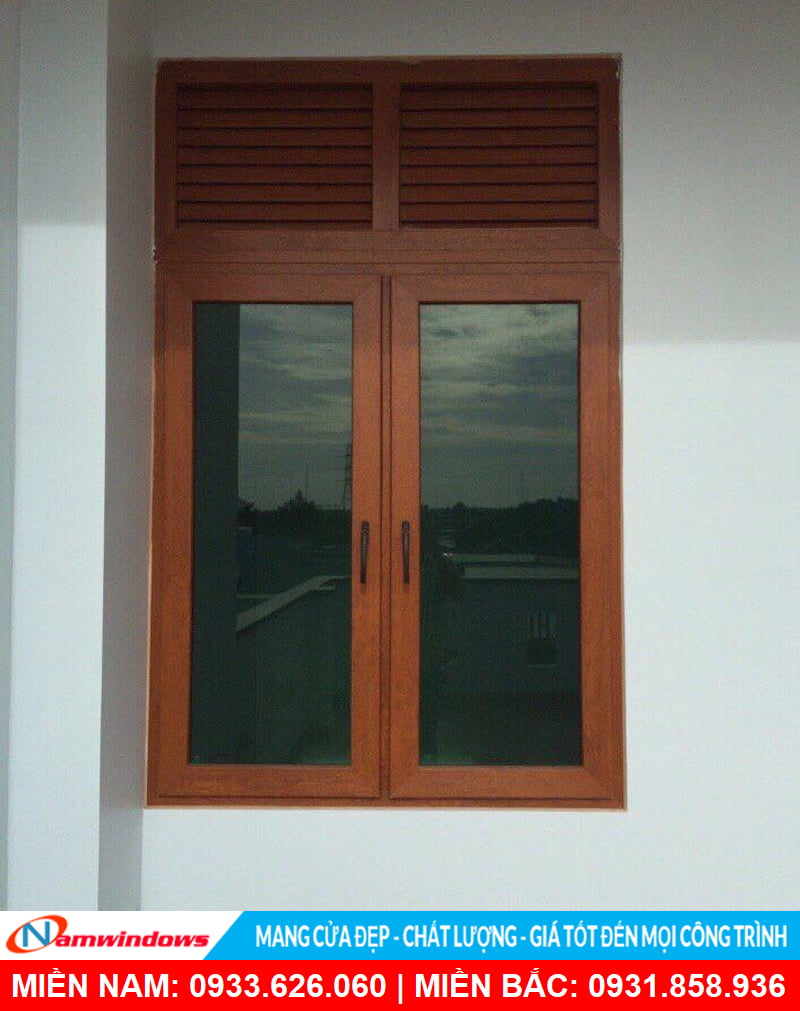 Mẫu cửa nhôm thông gió