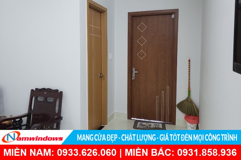 Cửa nhựa giả gỗ Composite đẹp và có độ thẩm mỹ cao