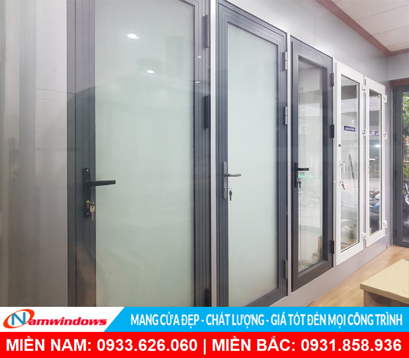 Mẫu cửa nhôm kính Namwindows