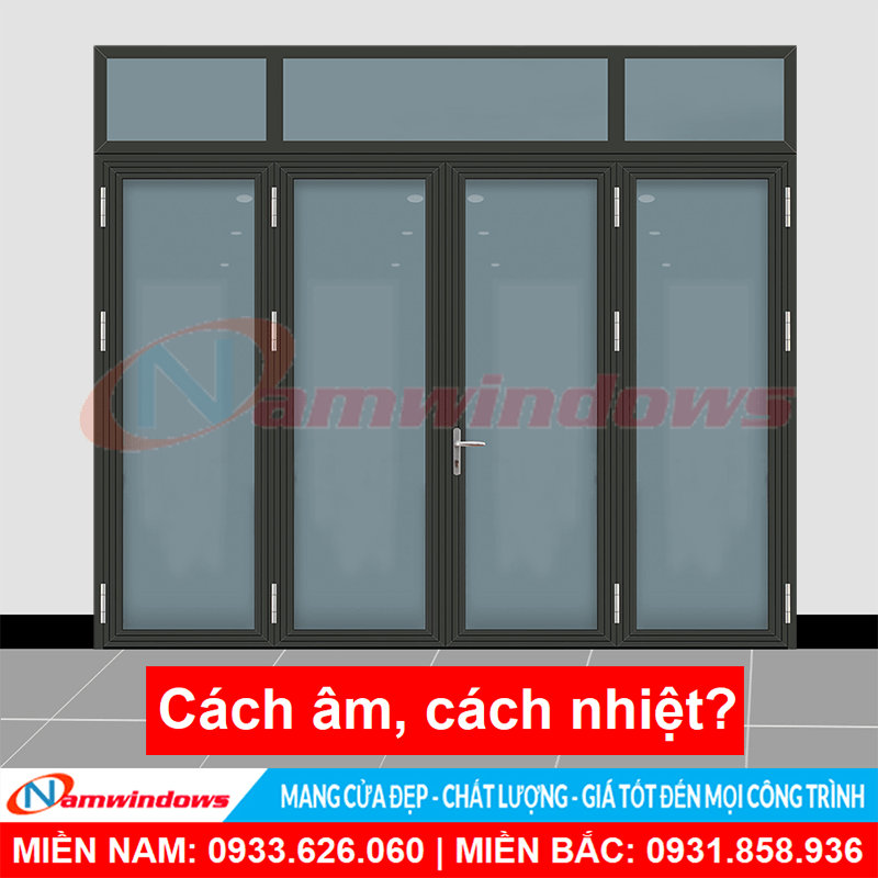Cửa nhôm xingfa có cách âm cách nhiệt tốt không?