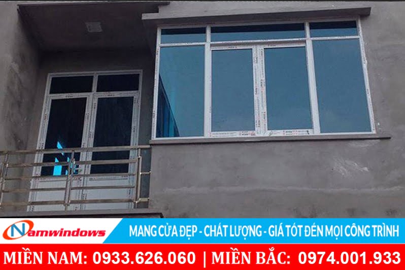 Cửa sổ và ban công nhôm kính hệ 700