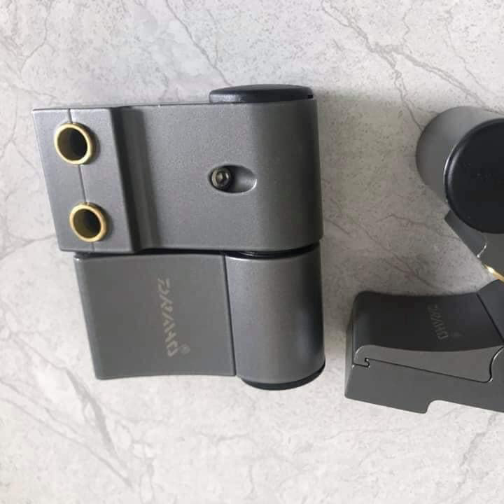 Bản lề 3D cánh cánh ZH-LH93 Draho màu xám, đen, bạc - Ảnh 3