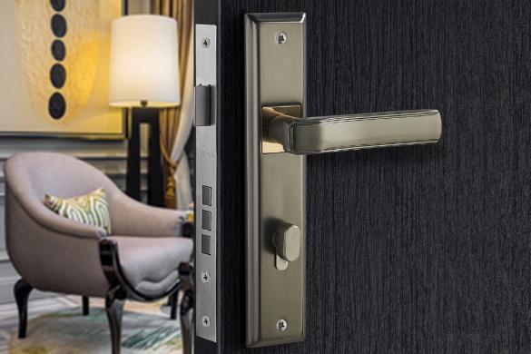 Khóa cửa VICKINI 33014.001 MSB dài 260 - Ảnh 2