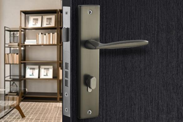 Khóa cửa VICKINI 33015.001 MSB dài 260 - Ảnh 2