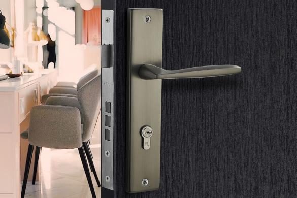 Khóa cửa VICKINI 33015.002 MSB dài 260 - Ảnh 2