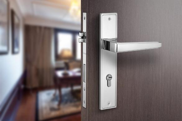 Khóa cửa HK kẽm VICKINI 35109.102 CP dài 250 - Ảnh 2