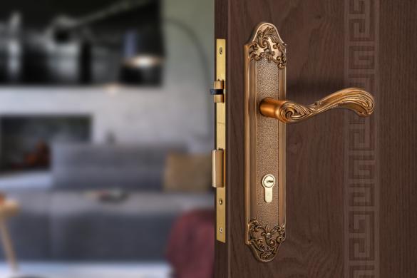 Khóa cửa HK kẽm VICKINI 35111.101 CF dài 275 - Ảnh 2