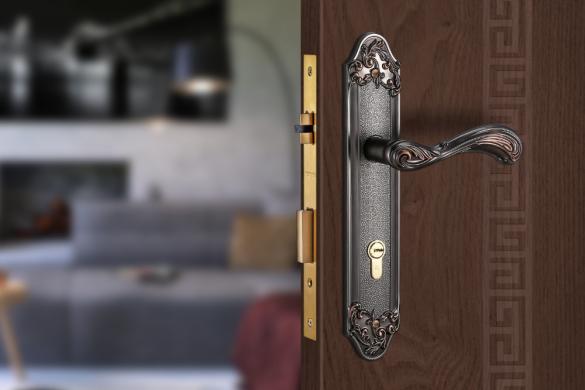 Khóa cửa HK kẽm VICKINI 35111.102 CF dài 275 - Ảnh 2