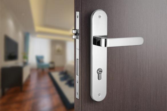 Khóa cửa HK kẽm VICKINI 35121.101 CP dài 260 - Ảnh 2
