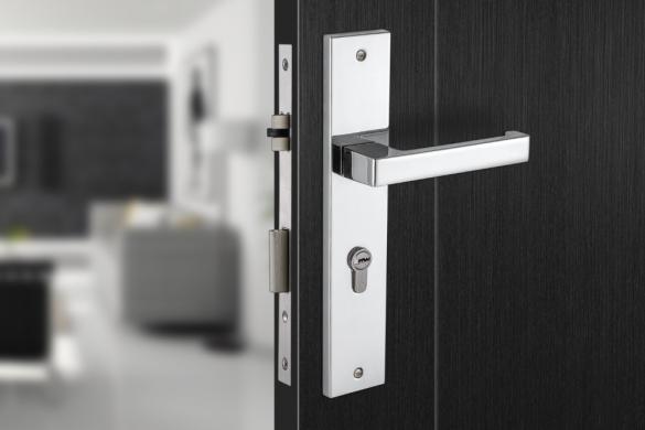 Khóa cửa HK kẽm VICKINI 35128.102 CP dài 260 - Ảnh 2