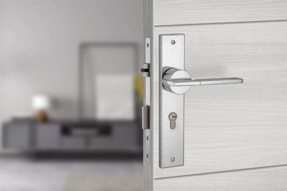 Khóa cửa HK kẽm VICKINI 35135.102 MSN dài 260 - Ảnh 2