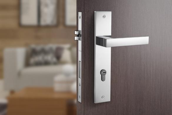 Khóa cửa HK kẽm VICKINI 35150.102 CP dài 260 - Ảnh 2