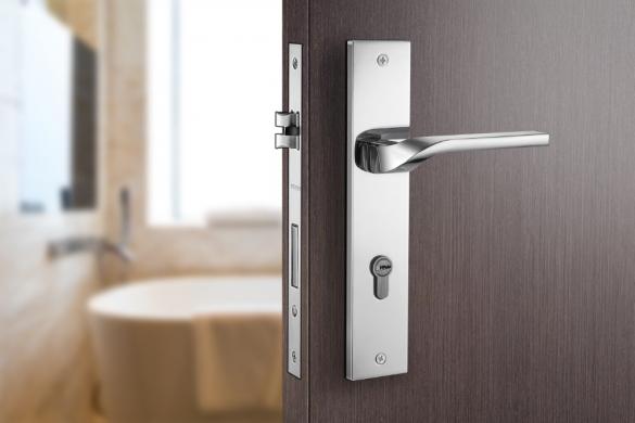 Khóa cửa HK kẽm VICKINI 35540.102 CP dài 260 - Ảnh 2