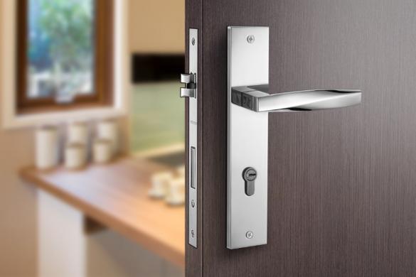 Khóa cửa HK kẽm VICKINI 35582.102 CP dài 260 - Ảnh 2