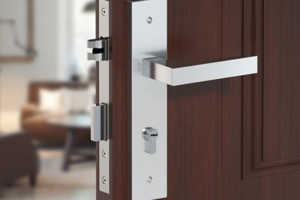 Khóa cửa bằng Inox VICKINI 37916.102 SSS dài 260 - Ảnh 2