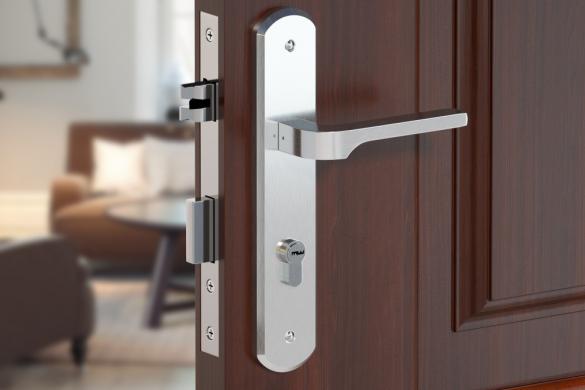 Khóa cửa bằng Inox VICKINI 37917.102 SSS dài 260 - Ảnh 2