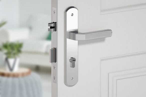 Khóa cửa bằng Inox VICKINI 37918.102 SSS dài 260 - Ảnh 2