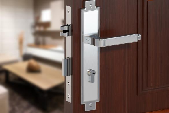Khóa cửa bằng Inox VICKINI 37919.101 SSS dài 280 - Ảnh 2