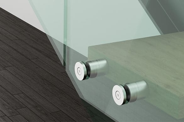 Ốc kính inox 304 đặc Ø50 VICKINI 64950.050 SSS - Ảnh 2