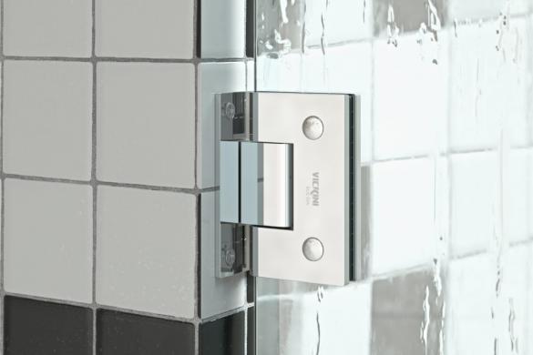 Bản lề tường kính 90 độ VICKINI 66078.090 PSS - Ảnh 2