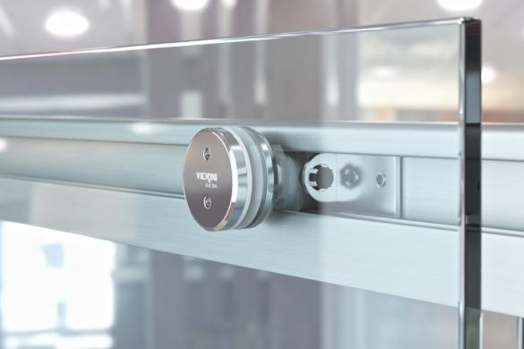 Bánh xe cửa lùa kính ray ngang VICKINI 67040.001 MBG - Ảnh 2