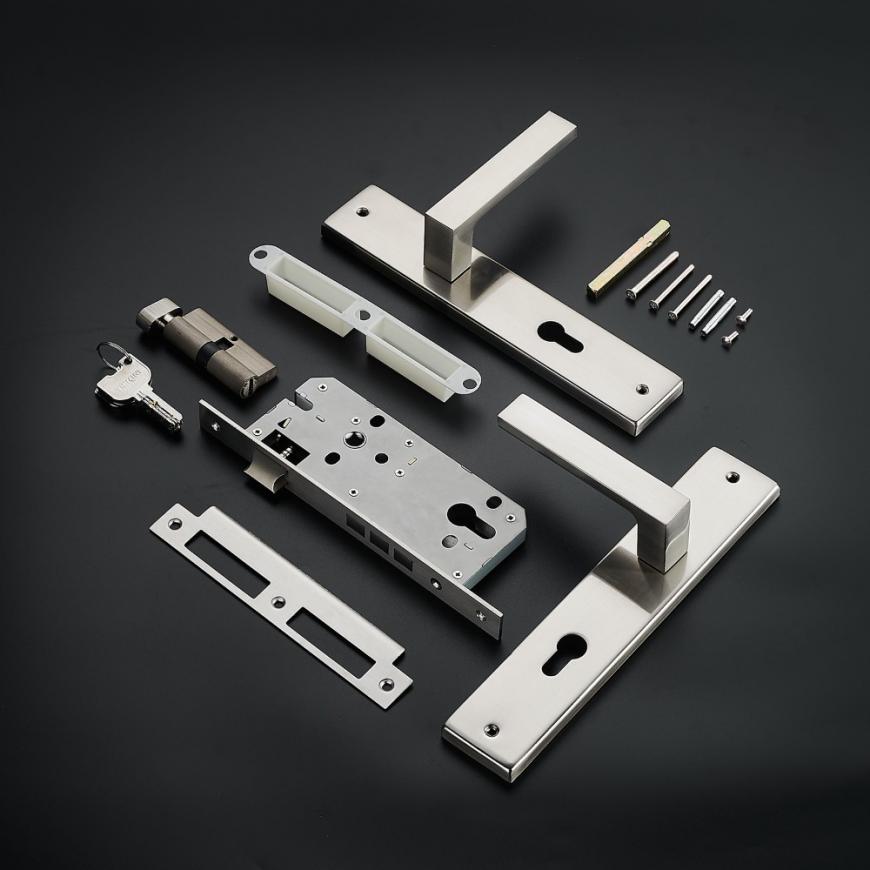 Khóa cửa VICKINI 33012.001 MSB dài 260 - Ảnh 2