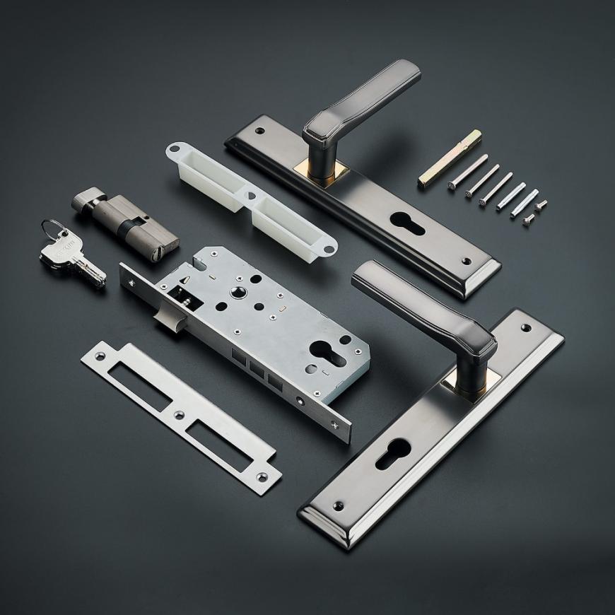 Khóa cửa VICKINI 33014.001 MSB dài 260 - Ảnh 3
