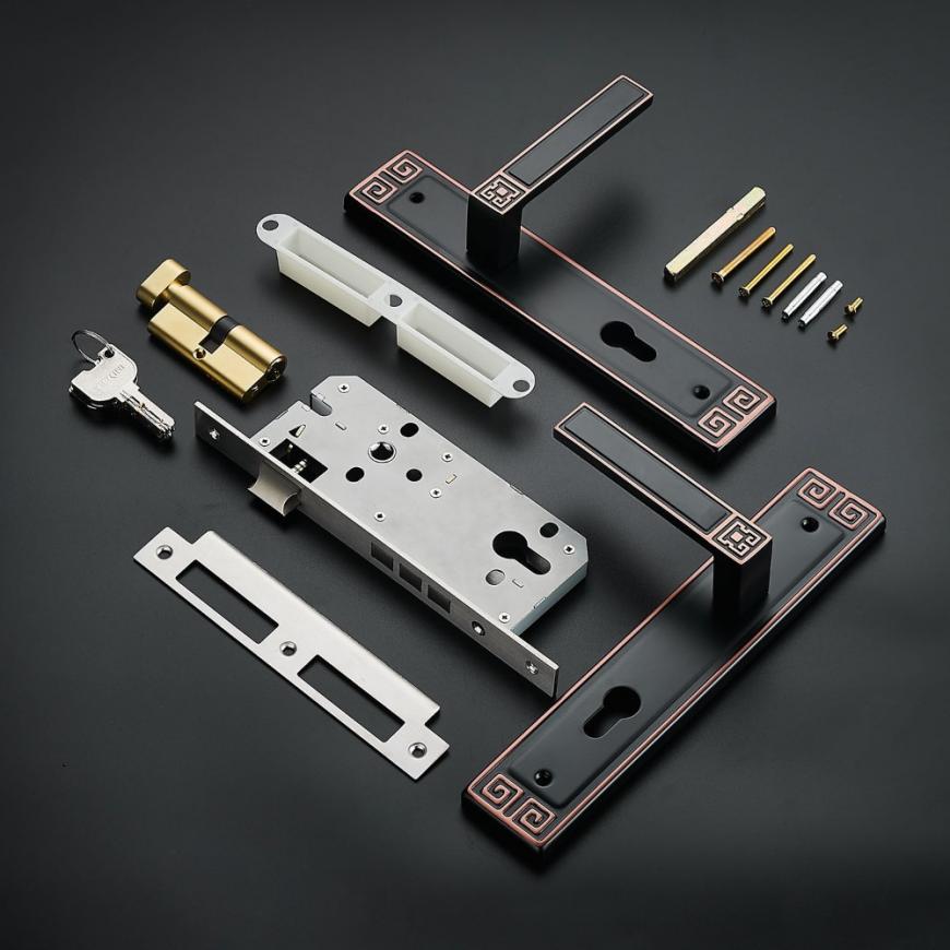 Khóa cửa VICKINI 33017.001 GYM-AC dài 260 - Ảnh 3