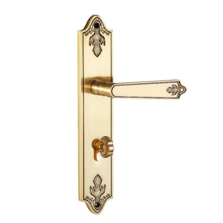 Khóa cửa bằng đồng VICKINI 38405.101 RG dài 298