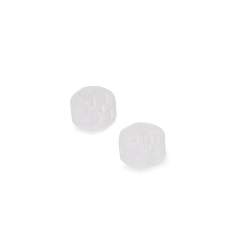 Bánh xe trượt treo 80kg 4 bánh nhựa, đế inox 201 - Ảnh 3