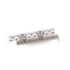 Bánh xe trượt treo 150kg 12 bánh nhựa, đế inox 201