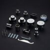 Bánh xe cửa lùa kính ray Ø25 VICKINI 67029.001 PSS