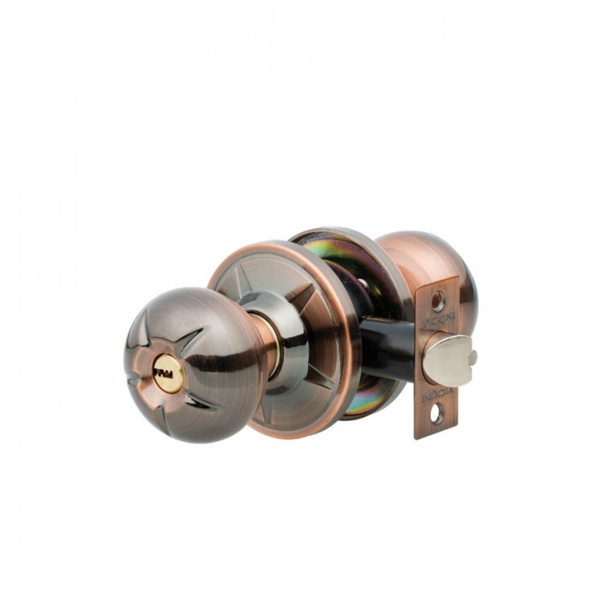 Khóa tay nắm tròn inox 304 có chìa VICKINI 30854.001 AC