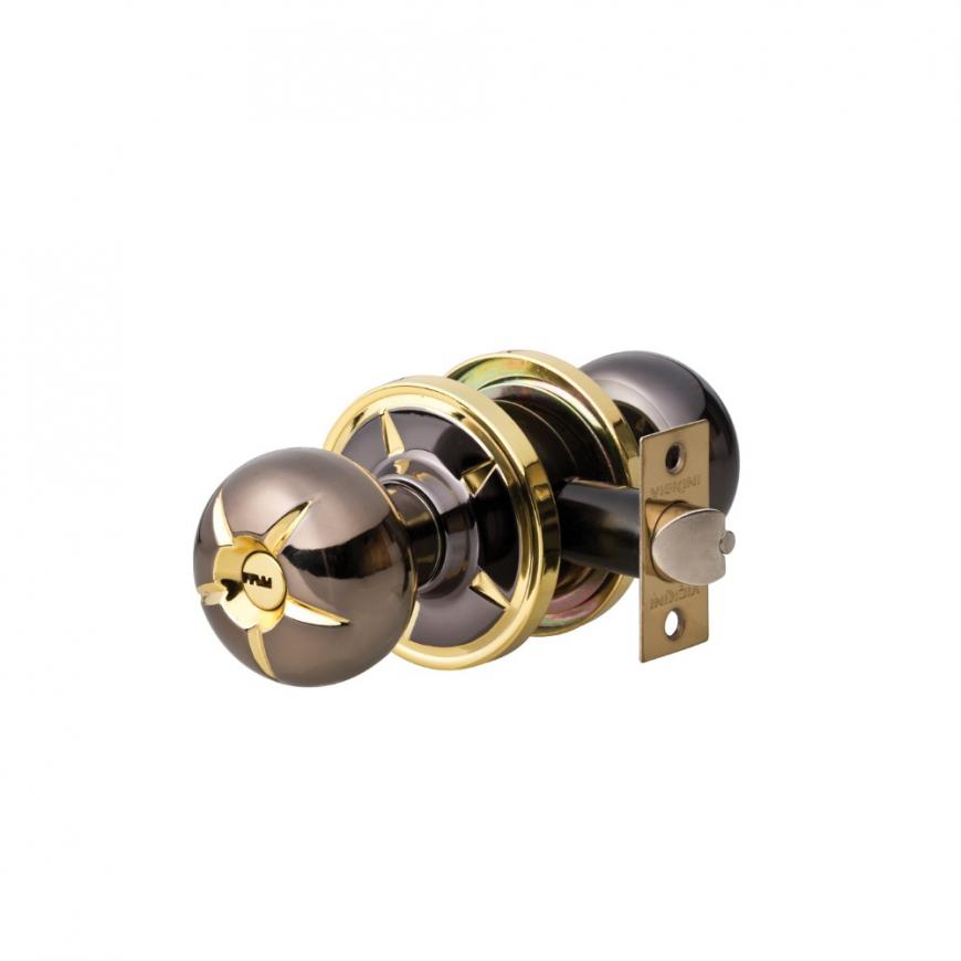 Khóa tay nắm tròn inox 304 có chìa 30854.001 BN/GP