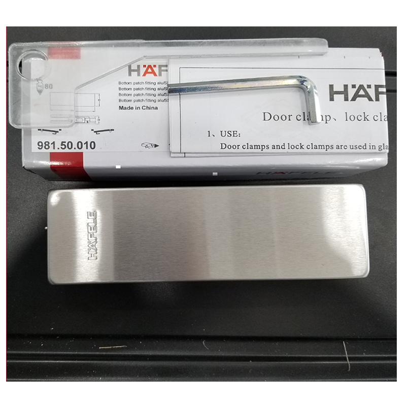 Kẹp dưới Hafele 981.50.010 inox mờ - Ảnh 3