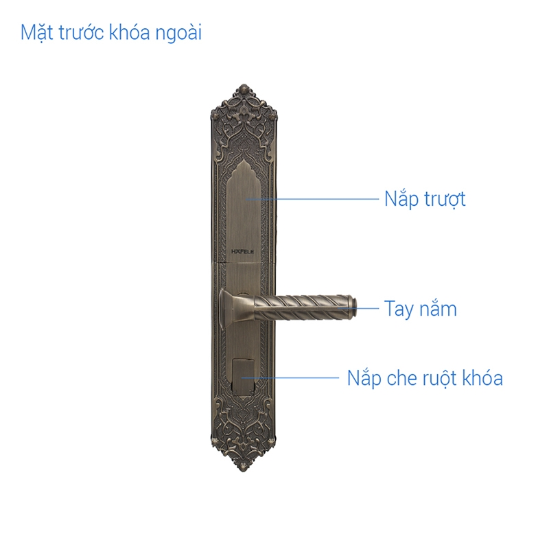 Khóa cửa Hafele EL10K 912.05.314 - Ảnh 7