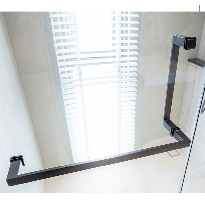 Tay nắm cửa Hafele 903.12.323 tim 300x500 đen mờ - Ảnh 3