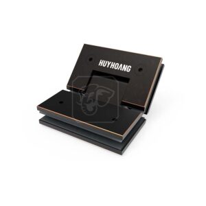 Bản lề kính kính 135 độ mạ đồng đen Huy Hoàng