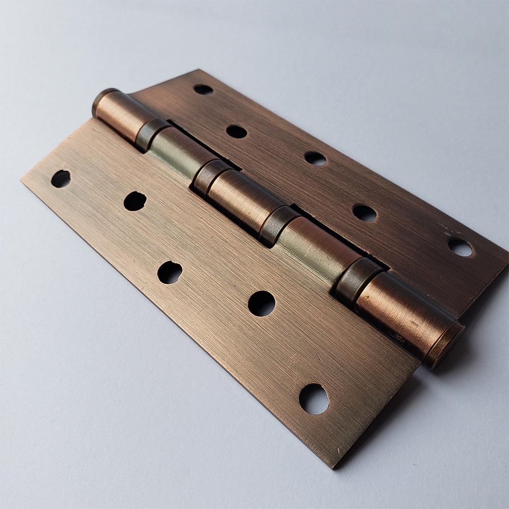 Bản lề lá inox 201 BL020 125x75x3mm màu nâu - Ảnh 2