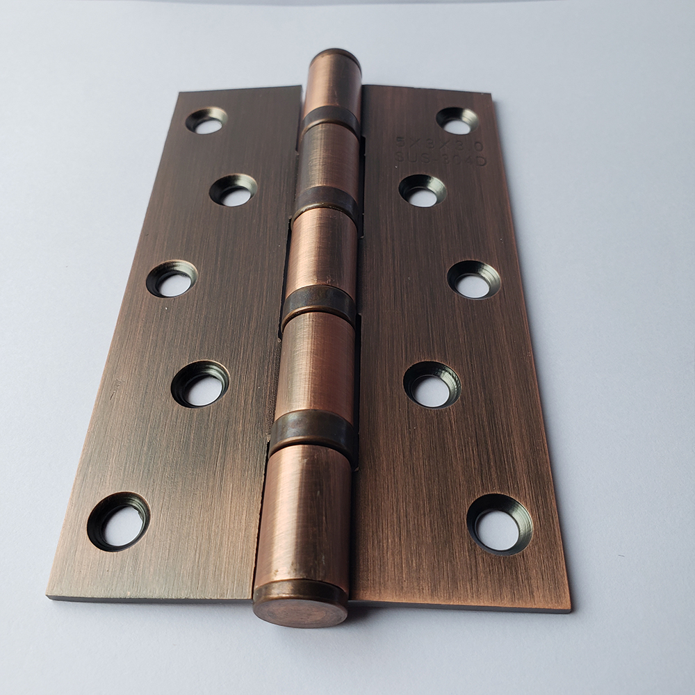 Bản lề lá inox 201 BL020 125x75x3mm màu nâu - Ảnh 4