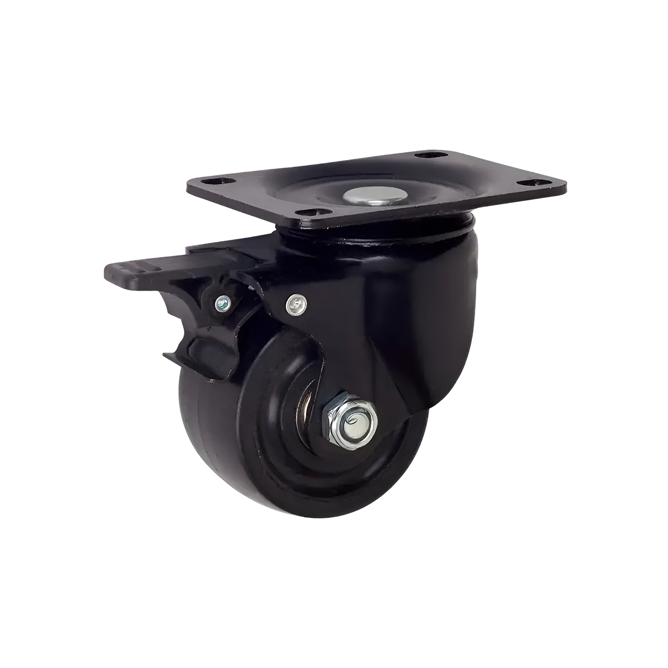 Bánh xe đẩy nhựa PP BXD044 2in, 2.5in, 3in khóa kép