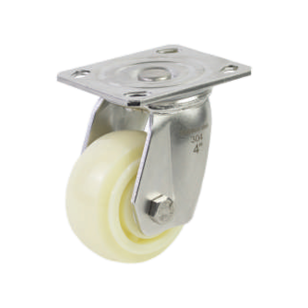 Bánh xe đẩy nhựa PP BXD112 xoay càng inox 304 - Ảnh 2