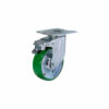 Bánh xe đẩy nhựa PU BXD017-125 lõi thép xoay khóa